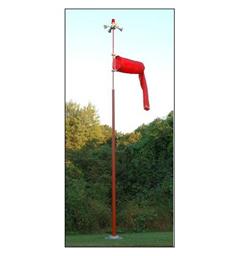 PWC-8071L-2-ON-HBA-A-D-L-MT Lighted Wind Cone, 2,5m Sock, 6,6m Pole